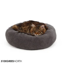 51 Degrees North Kattenmand Donut Sheep Grey/Black 7 51 Degrees North Kattenmand Donut Sheep Grey/Black -Beeztees Winkel 51ASHCD11 3