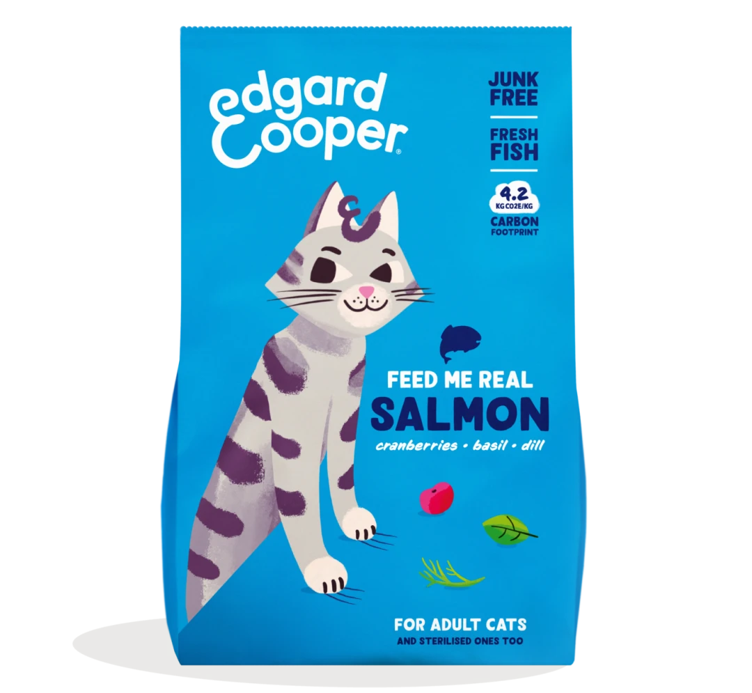 Edgard & Cooper Kattenvoer Adult Zalm 325 Gr 1 Edgard & Cooper Kattenvoer Adult Zalm 325 Gr