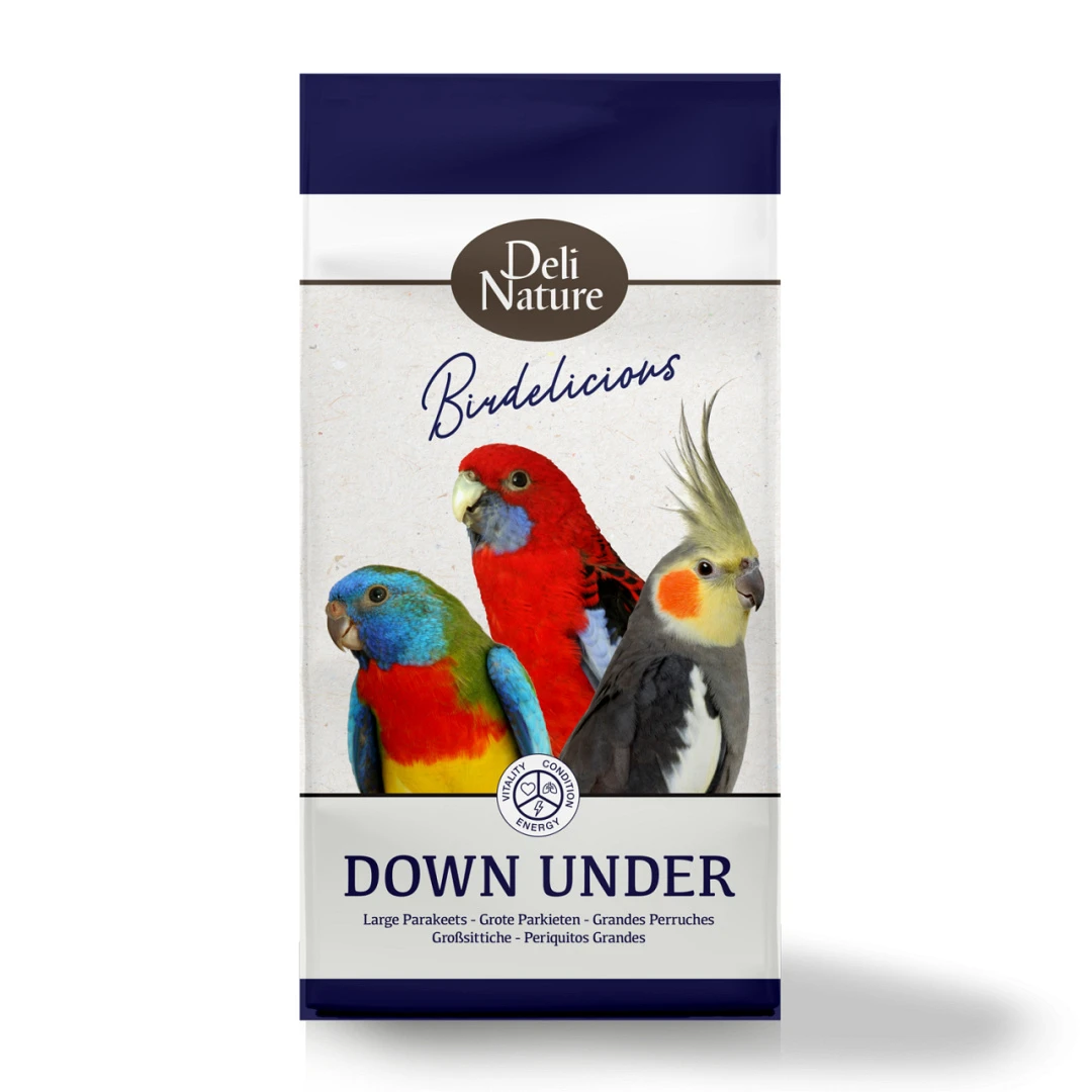 Deli Nature Birdelicious Grote Parkieten Down Under 800 Gr 1 Deli Nature Birdelicious Grote Parkieten Down Under 800 Gr