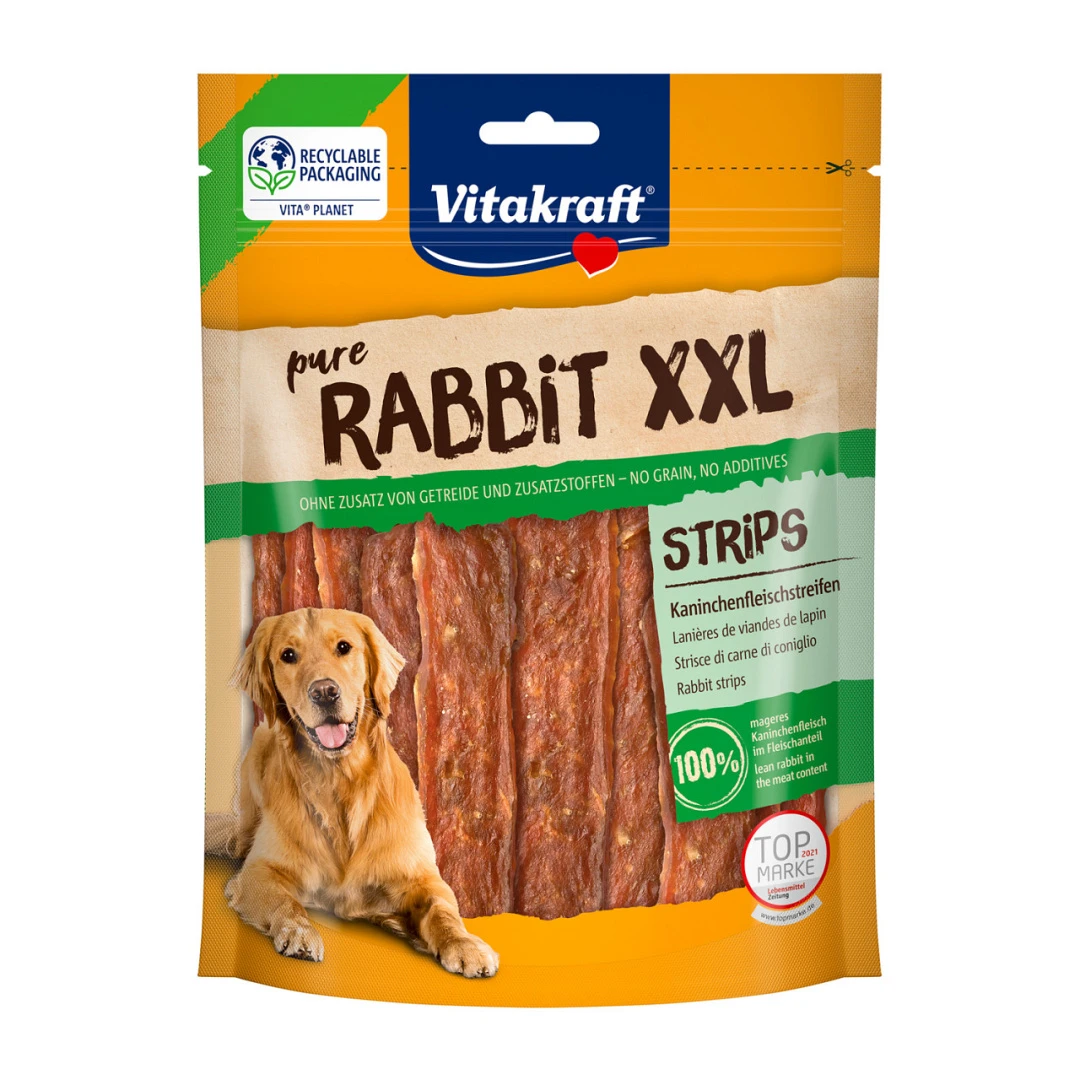 Vitakraft Rabbit XXL Reepjes Konijnenvlees 250 Gr 1 Vitakraft Rabbit XXL Reepjes Konijnenvlees 250 Gr