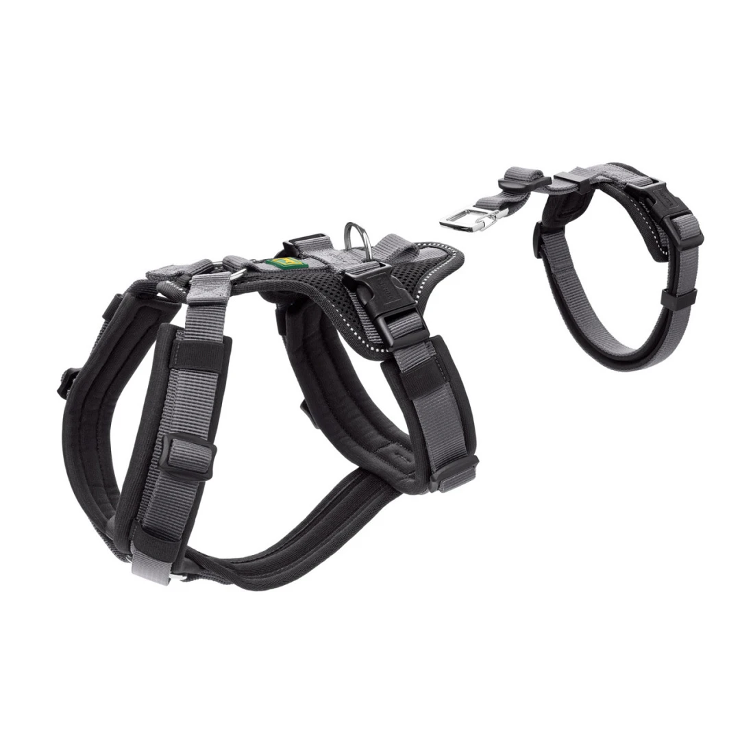 Hunter Hondentuig Safety Maldon Zwart/Grijs 2 Hunter Hondentuig Safety Maldon Zwart/Grijs - Afbeelding 2