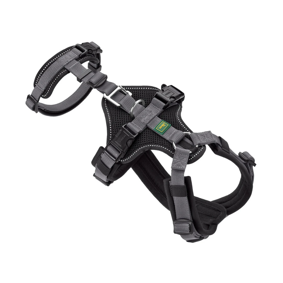 Hunter Hondentuig Safety Maldon Zwart/Grijs 4 Hunter Hondentuig Safety Maldon Zwart/Grijs - Afbeelding 4