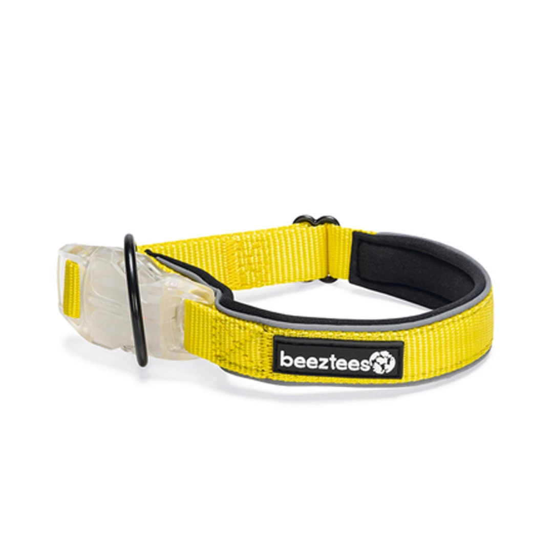 Beeztees Halsband Parinca LED Geel 5 Beeztees Halsband Parinca LED Geel - Afbeelding 5