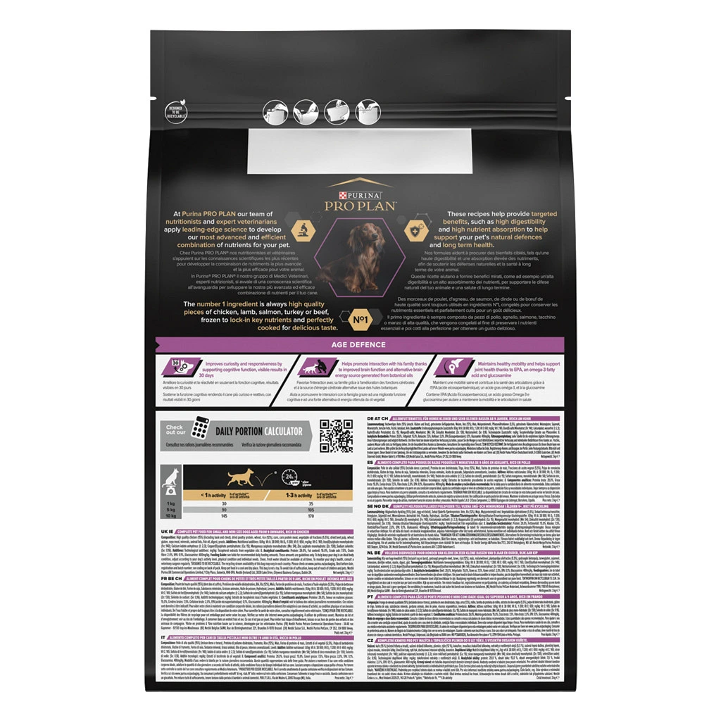 Pro Plan Hondenvoer Small & Mini Adult 9+ 3 Kg 2 Pro Plan Hondenvoer Small & Mini Adult 9+ 3 Kg - Afbeelding 2