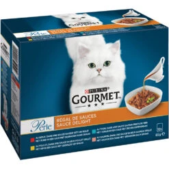Gourmet Kattenvoer Perle Sauce Delight 12 X 85 Gr