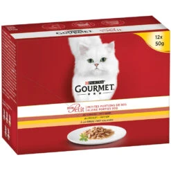 Gourmet Kattenvoer Mon Petit Gevogelte 12 X 50 Gr