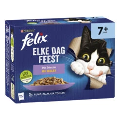Felix Elke Dag Feest Mix Selectie In Gelei 7+ 12 X 85 Gr
