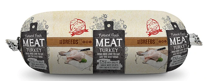 Natural Fresh MEAT Hondenworst Turkey 250 Gr 1 Natural Fresh MEAT Hondenworst Turkey 250 Gr