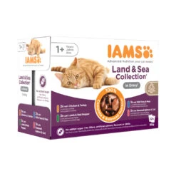 IAMS Delights Land & Sea Collection In Gravy 12 X 85 Gr
