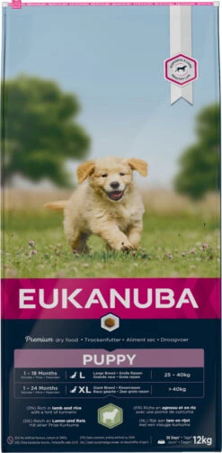Eukanuba Hondenvoer Puppy L/XL Lamb & Rice 12 Kg