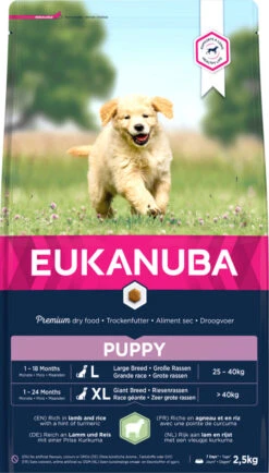 Eukanuba Hondenvoer Puppy L/XL Lamb & Rice 2,5 Kg