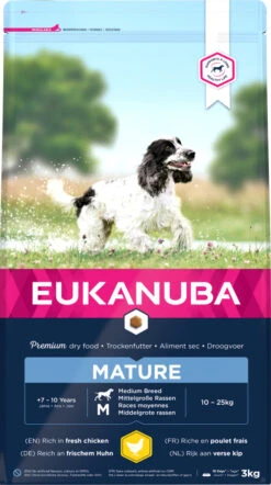 Eukanuba Hondenvoer Mature M Chicken 3 Kg