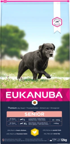 Eukanuba Hondenvoer Senior L/XL Chicken 12 Kg
