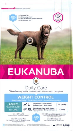 Eukanuba Hondenvoer Adult L/XL Weight Control 2,3 Kg