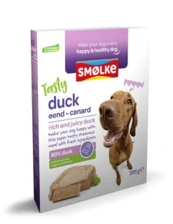 Smølke Hondenvoer Vers Gestoomd Eend 395 Gr