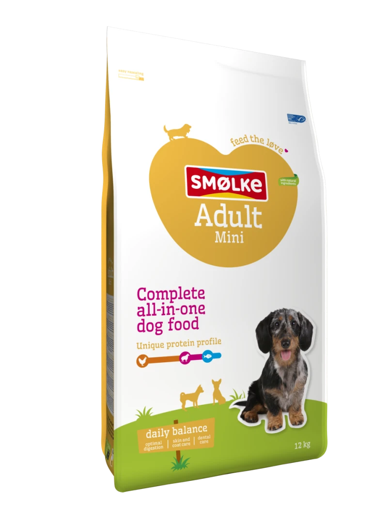 Smølke Hondenvoer Adult Mini 12 Kg 1 Smølke Hondenvoer Adult Mini 12 Kg