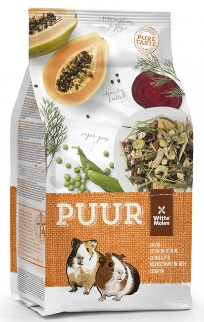 Witte Molen PUUR Cavia 2,5 Kg 1 Witte Molen PUUR Cavia 2,5 Kg