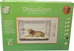 Boon Premium Hondenbench Met Deur En Schuifdeur Zwart -Beeztees Winkel 8712901071424 a