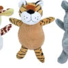 Boon Giraffe/Tijger/Olifant Schapenwol Assorti 23 Cm