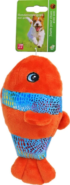 Boon Clownsvis Met Piep Oranje/Glitter 17 Cm