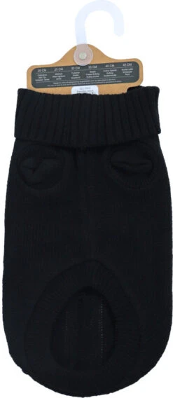 Boony Hondenkabeltrui Zwart -Beeztees Winkel 8712901083656 a