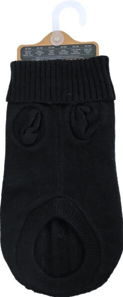 Boony Hondenkabeltrui Zwart -Beeztees Winkel 8712901083724 a