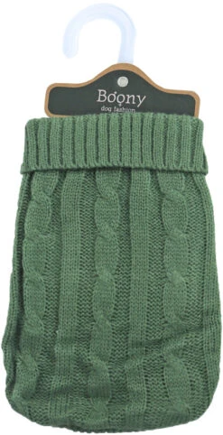 Boony Hondenkabeltrui Olijfgroen -Beeztees Winkel 8712901083939