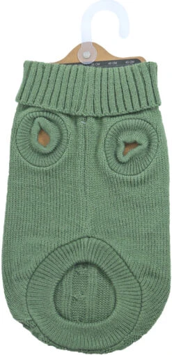 Boony Hondenkabeltrui Olijfgroen -Beeztees Winkel 8712901084073 a