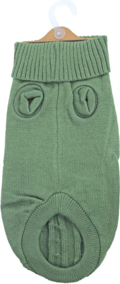 Boony Hondenkabeltrui Olijfgroen -Beeztees Winkel 8712901084219 a