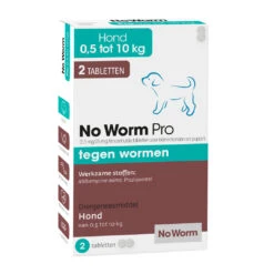No Worm Pro Kleine Hond & Puppy 2 Tabletten