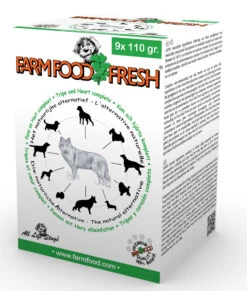 Farm Food Fresh Hondenvoer Pens & Hart Compleet 9 X 110 Gr