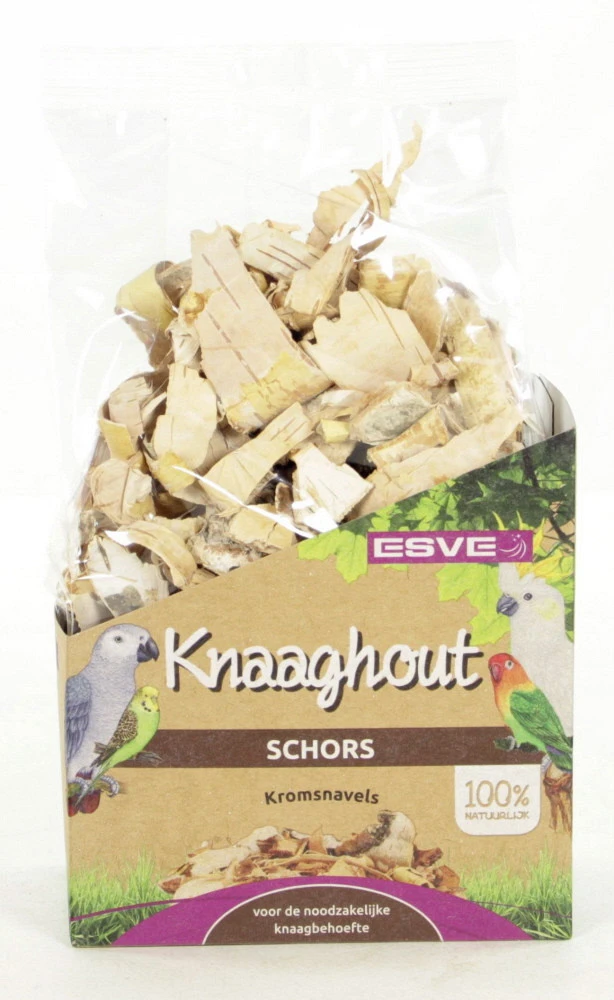 ESVE Knaaghout Schors Vogels 120 Gr 2 ESVE Knaaghout Schors Vogels 120 Gr - Afbeelding 2