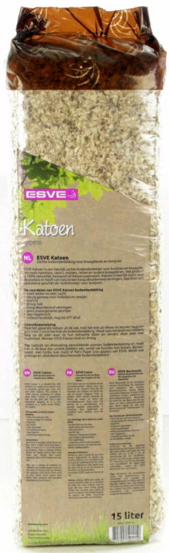 ESVE Katoen Bodembedekking 15 Ltr 6 ESVE Katoen Bodembedekking 15 Ltr -Beeztees Winkel 8715001501150 3