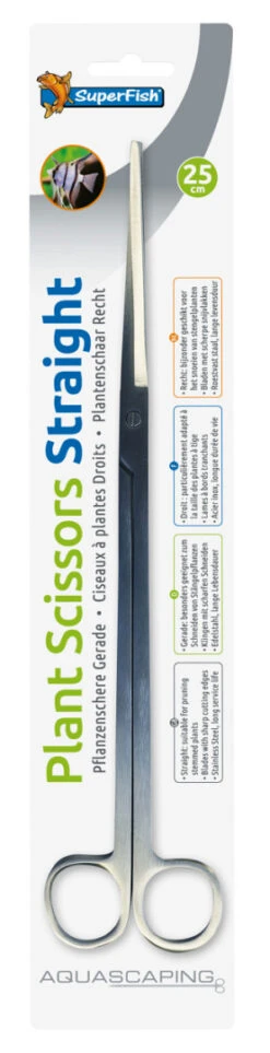 SuperFish RVS Plantenschaar Recht 25 Cm