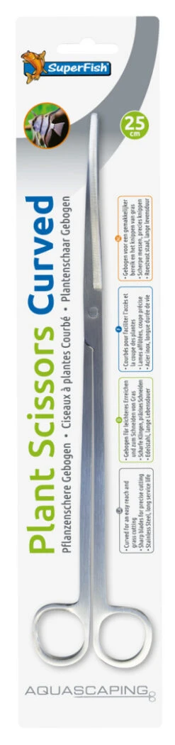 SuperFish RVS Plantenschaar Gebogen 25 Cm