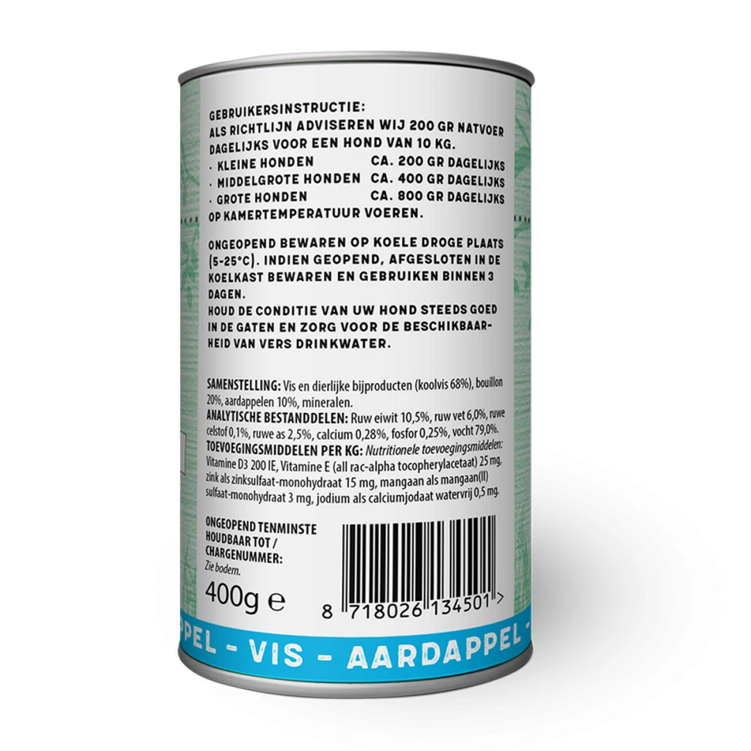 Jarco Hondenvoer Vis Menu 400 Gr 2 Jarco Hondenvoer Vis Menu 400 Gr - Afbeelding 2