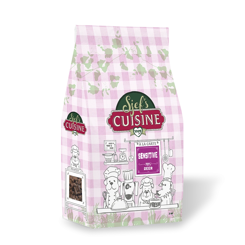 Yamipets Sjef's Cuisine Hondenvoer Sensitive Deer 3 Kg 1 Yamipets Sjef's Cuisine Hondenvoer Sensitive Deer 3 Kg