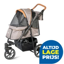 Innopet Hondenbuggy Premium Cozy Beige