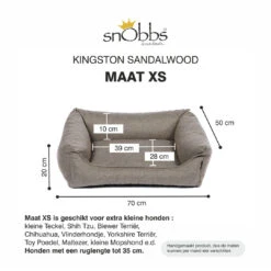 SnObbs Orthopedische Hondenmand Kingston Sandalwood 13 SnObbs Orthopedische Hondenmand Kingston Sandalwood -Beeztees Winkel 8718531868762 2