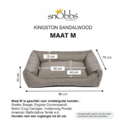 SnObbs Orthopedische Hondenmand Kingston Sandalwood 17 SnObbs Orthopedische Hondenmand Kingston Sandalwood -Beeztees Winkel 8718531868786 1