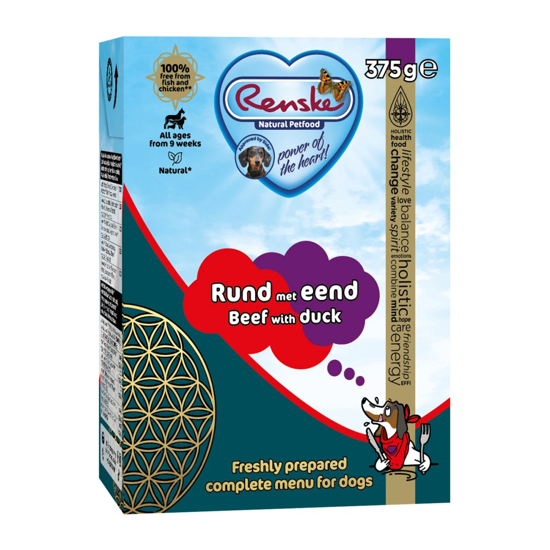 Renske Vers Hondenvoer Rund Met Eend 375 Gr 1 Renske Vers Hondenvoer Rund Met Eend 375 Gr