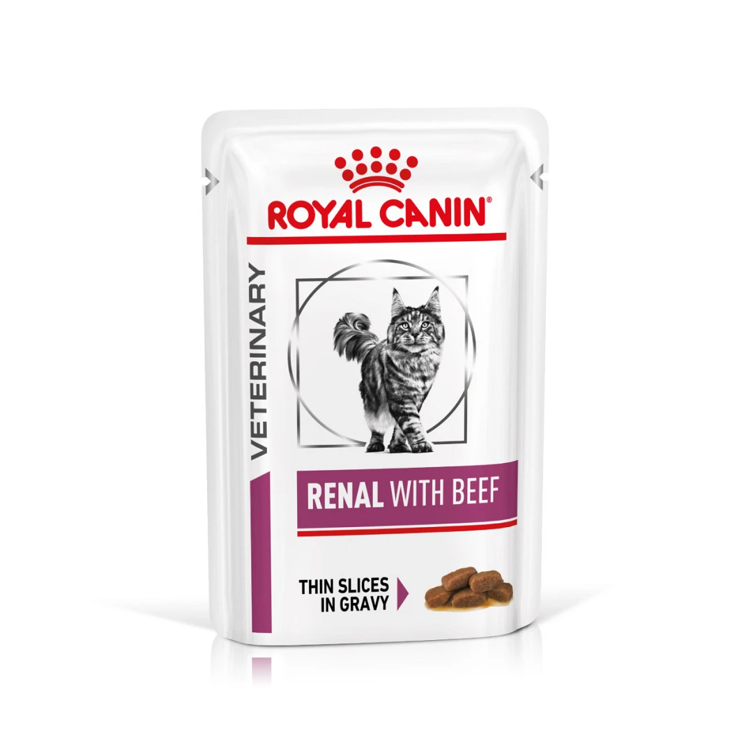 Royal Canin Kattenvoer Renal Beef 12 X 85 Gr 2 Royal Canin Kattenvoer Renal Beef 12 X 85 Gr - Afbeelding 2