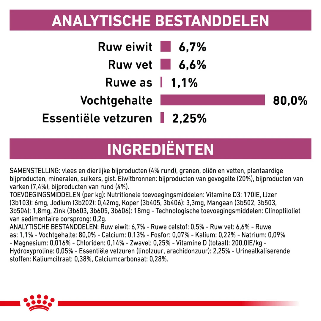 Royal Canin Kattenvoer Renal Beef 12 X 85 Gr 4 Royal Canin Kattenvoer Renal Beef 12 X 85 Gr - Afbeelding 4