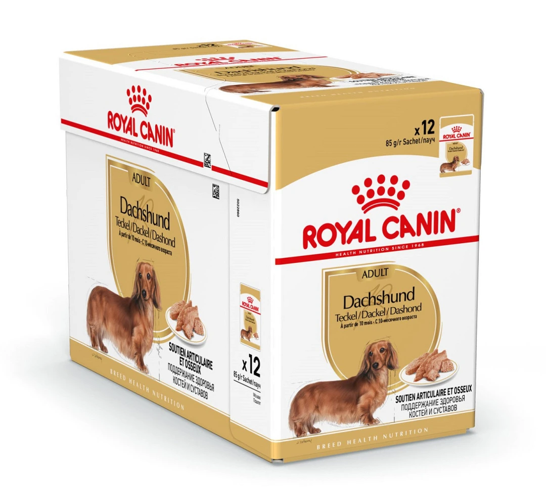 Royal Canin Hondenvoer Dachs-hund Adult 12 X 85 Gr 1 Royal Canin Hondenvoer Dachs-hund Adult 12 X 85 Gr