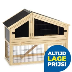 Beeztees Houten Konijnenkooi Durka