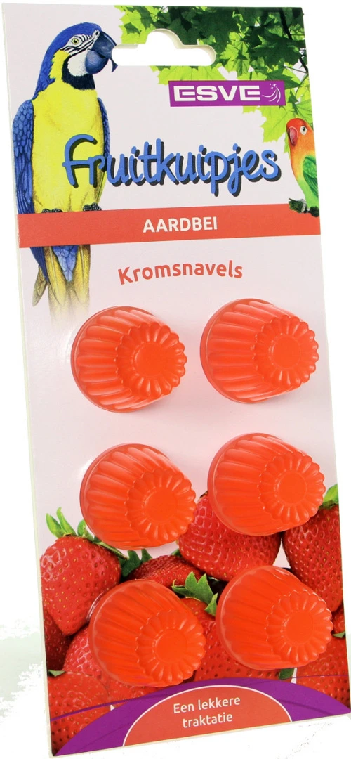 ESVE Fruitkuipjes Aardbei 1 ESVE Fruitkuipjes Aardbei