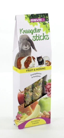 ESVE Knaagdiersticks Fruit En Honing 2 St