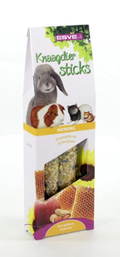 ESVE Knaagdiersticks Honing 2 St