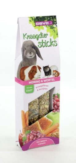 ESVE Knaagdiersticks Honing En Wortel 2 St