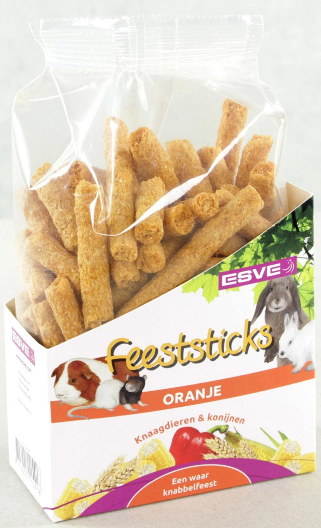 ESVE Feeststicks Wortel Knaagdier 150 Gr 1 ESVE Feeststicks Wortel Knaagdier 150 Gr